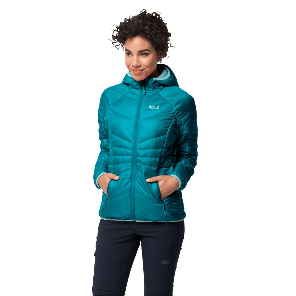 Jack Wolfskin ARGON HOODY insulated jacket γυναικεια βαθυ μπλε | GR2478383